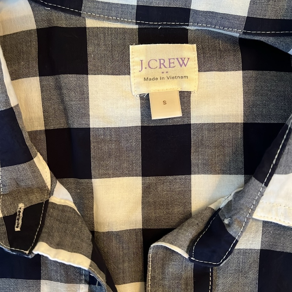 Jcrew Checked Top - image 2